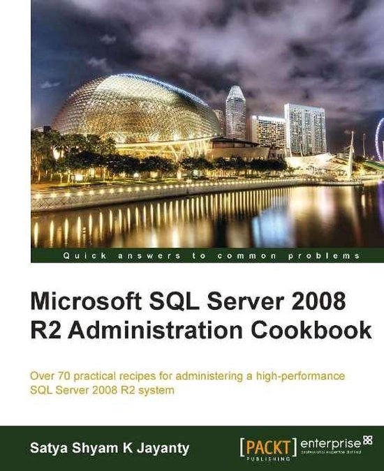 Microsoft SQL Server 2008 R2 Administration Cookbook - cover