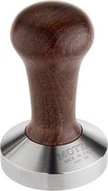 Motta Tamper RVS/Hout Bruin - 58 mm