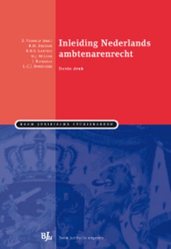 Cover van het boek 'Inleiding Nederlands Ambtenarenrecht'