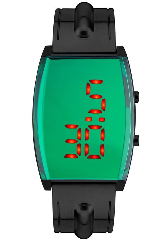 Storm Horloge- Digitron Slate Green- Heren Horloge- Zwarte band- Groene  display met... | bol