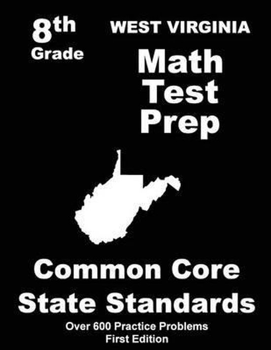 West Virginia 8th Grade Math Test Prep - cover