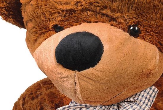 Reuze Teddybeer XXL Knuffelbeer 120 cm grote Pluche Teddybeer met strik Reuze Teddybeer XXL Knuffelbeer 120 cm grote Pluche Teddybeer met strik