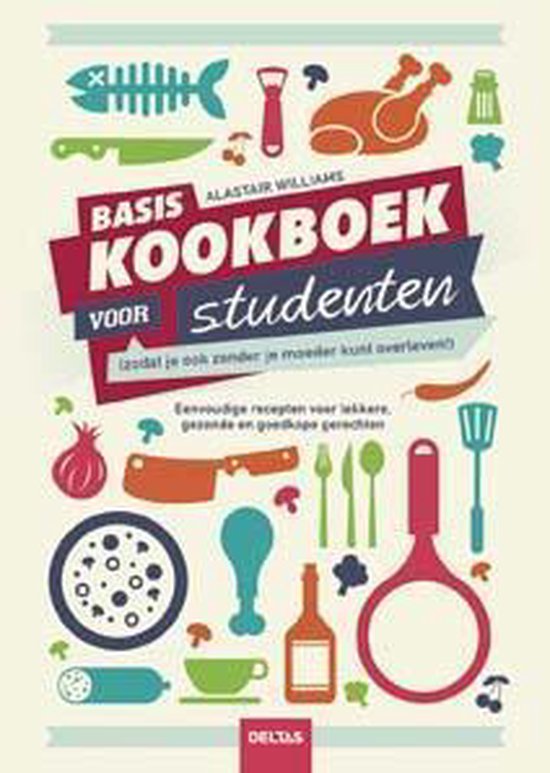 Boek cover Basiskookboek voor studenten van Alastair Williams (Paperback)