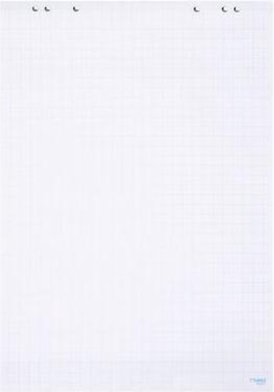 Bloc paperboard 20 feuilles de papier blanc Herlitz 68 x 99 cm sur