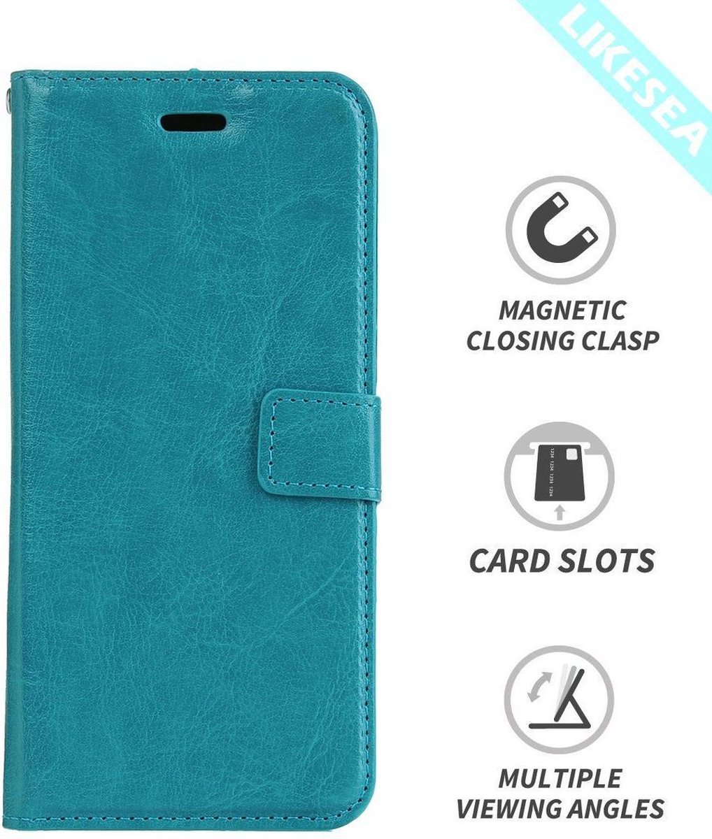 Sony Xperia XZ1 Portemonnee hoesje - Turquoise