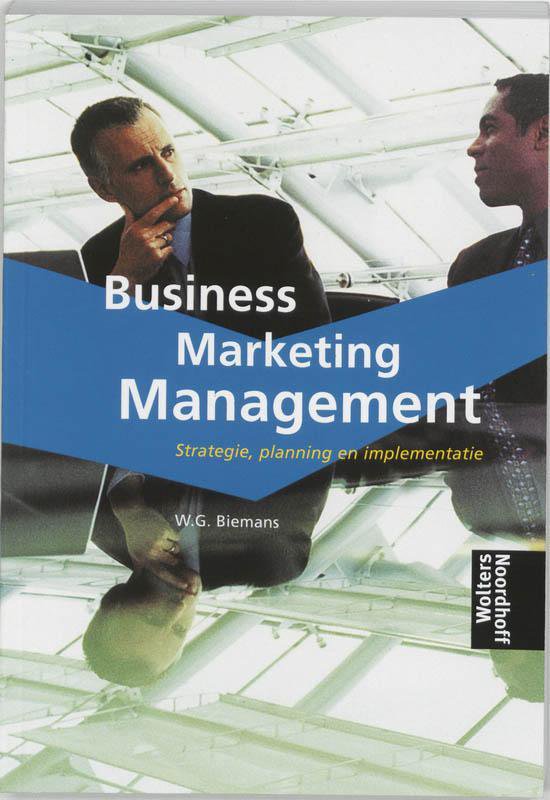 Cover van het boek 'Business Marketing Management' van Wim G. Biemans