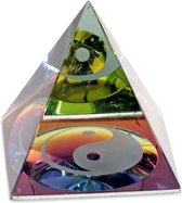 Yogi & Yogini naturals Kristal Piramide Yin Yang (4x4 cm)
