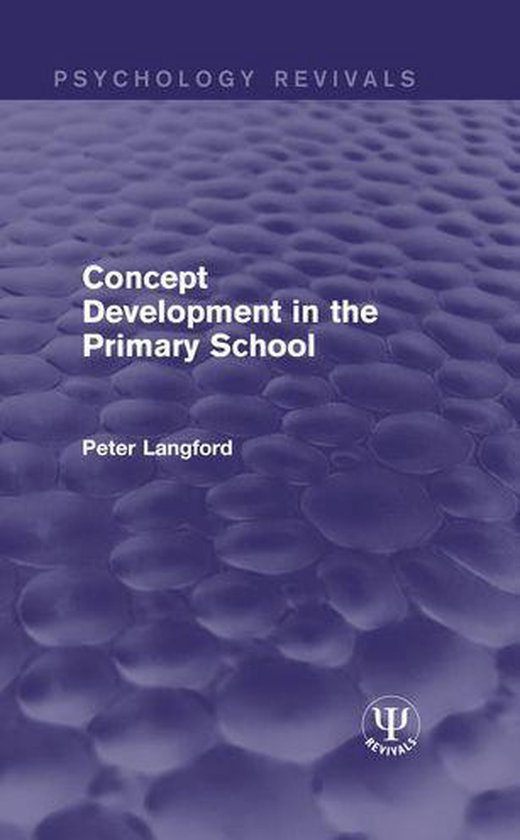 Psychology Revivals - Concept Development in the Primary Sch ... - cover
