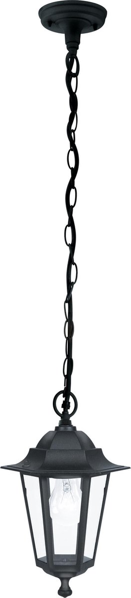 Bol.com EGLO Laterna 4 Hanglamp Buiten - E27 - Ø 20,5 cm - Zwart aanbieding