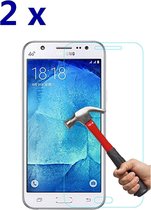 2 stuks Glass Screenprotector - Tempered Glass voor Samsung Galaxy J7 J700