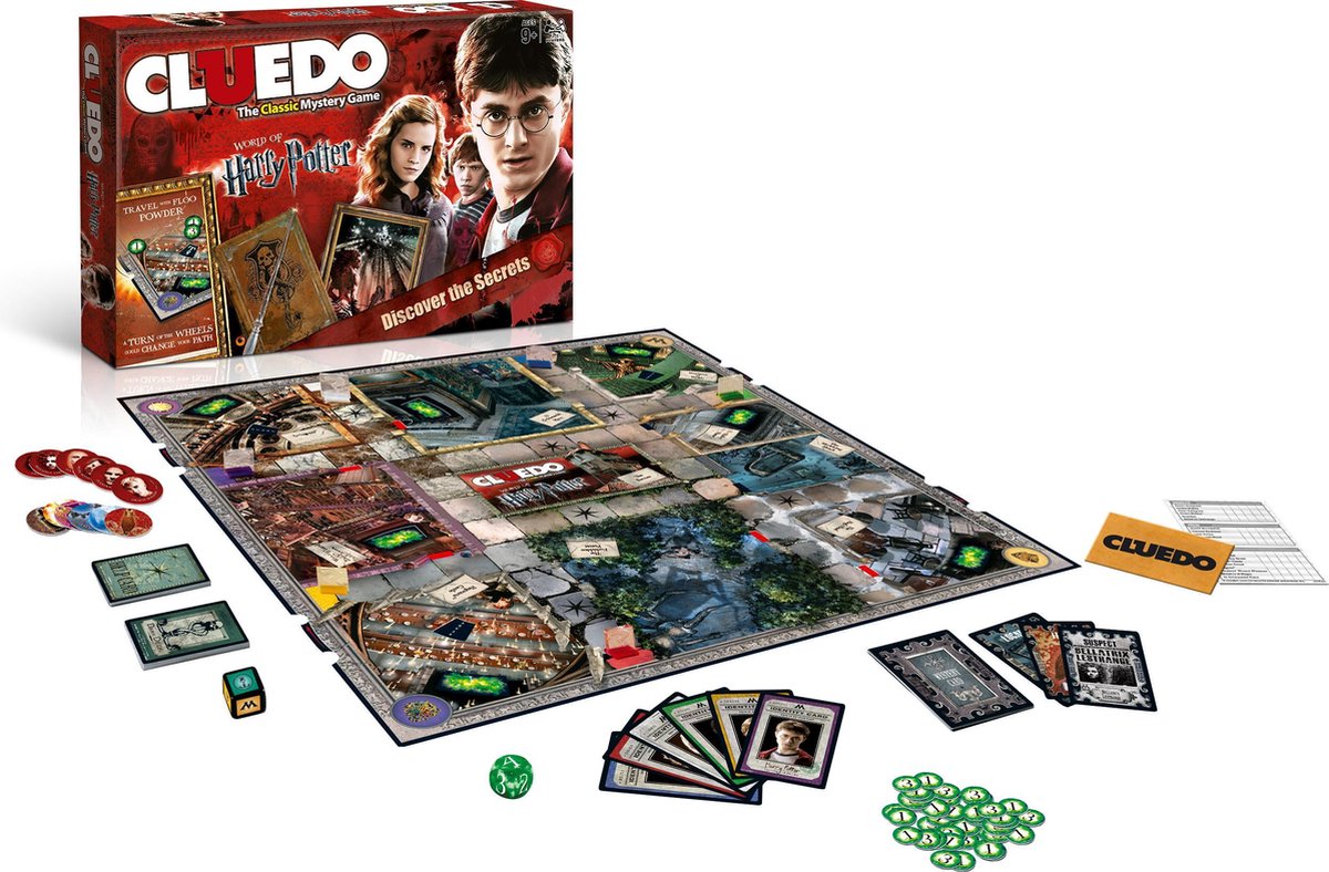 Hasbro Gaming Monopoly Harry Potter, het klassieke bordspel in magische editie, geschikt voor kinderen vanaf 8 jaar, voor fans van magie, Duitstalig