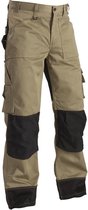 Blaklader Werkbroek zonder spijkerzakken - Khaki/Zwart - C58