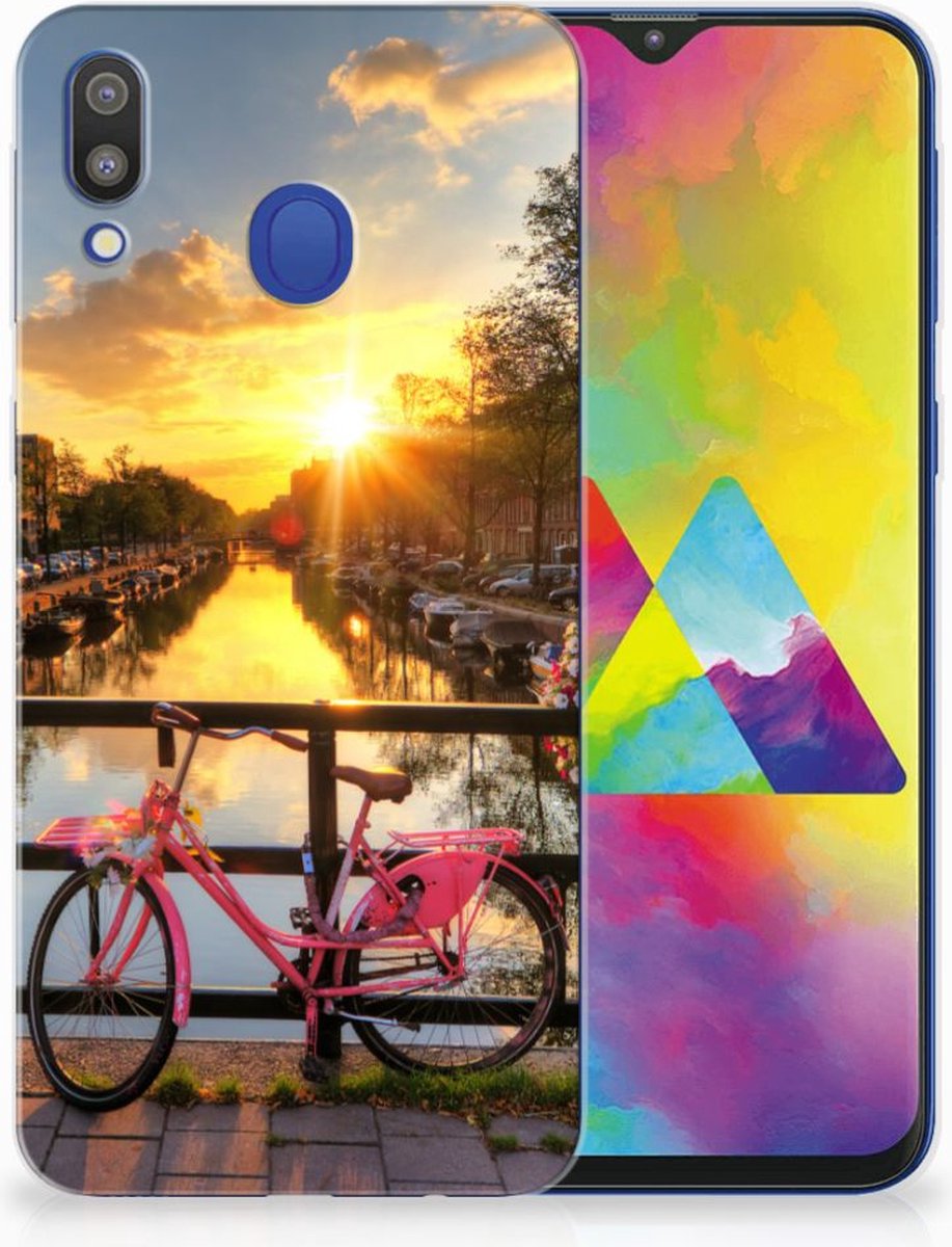 Samsung Galaxy M20 (Power) Siliconen Back Cover Amsterdamse Grachten