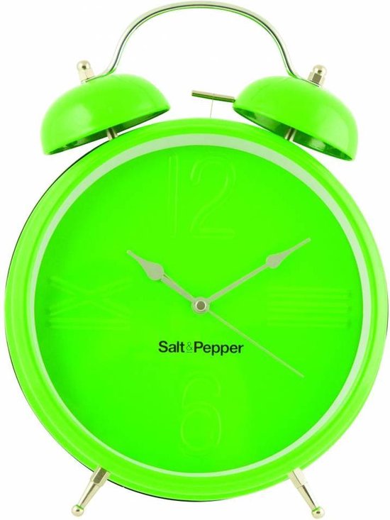Salt&Pepper Zone Klok wekkerfunctie - 25 cm - groen