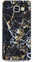 Casetastic Samsung Galaxy A5 (2016) Hoesje - Softcover Hoesje met Design - Black Gold Marble Print