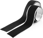 Zelfklevende klittenband Haak en Lussluiting| Klittenplakband | Klittentape | Zwart | 20mm x 100cm