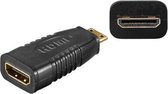 Goobay HDMI F / Mini HDMI M, SB Zwart