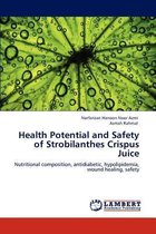 Health Potential and Safety of Strobilanthes Crispus Juice