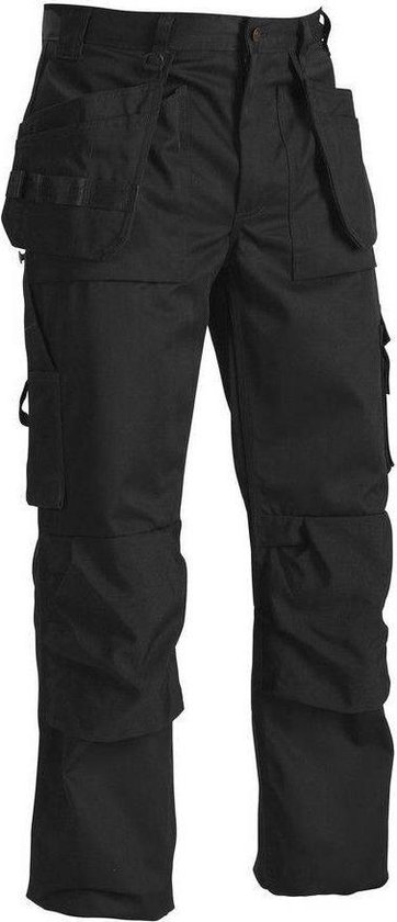 Blaklader Pantalon de travail avec genouillères 15301860 Pantalon de travail Noir NL: 58 BE: 52