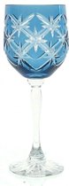 Kristallen wijnglazen - Goblet MARYS BOLD - light blue - set van 2 - gekleurd kristal