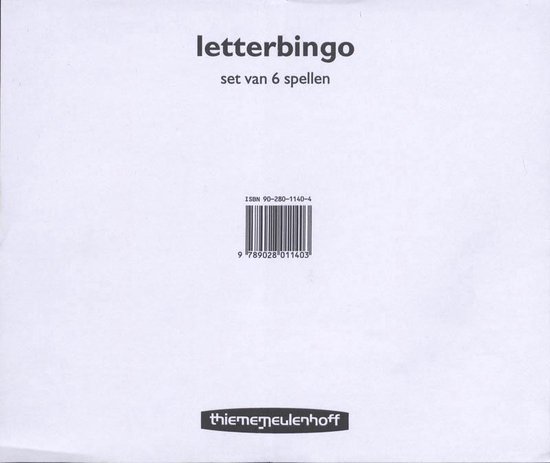 Afbeelding van het spel Leeslijn - Letterbingo (set 6 spellen)