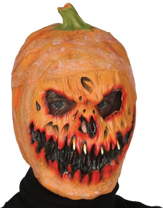 streep Presentator Afgrond Halloween Masker Pompoen Deluxe | bol.com