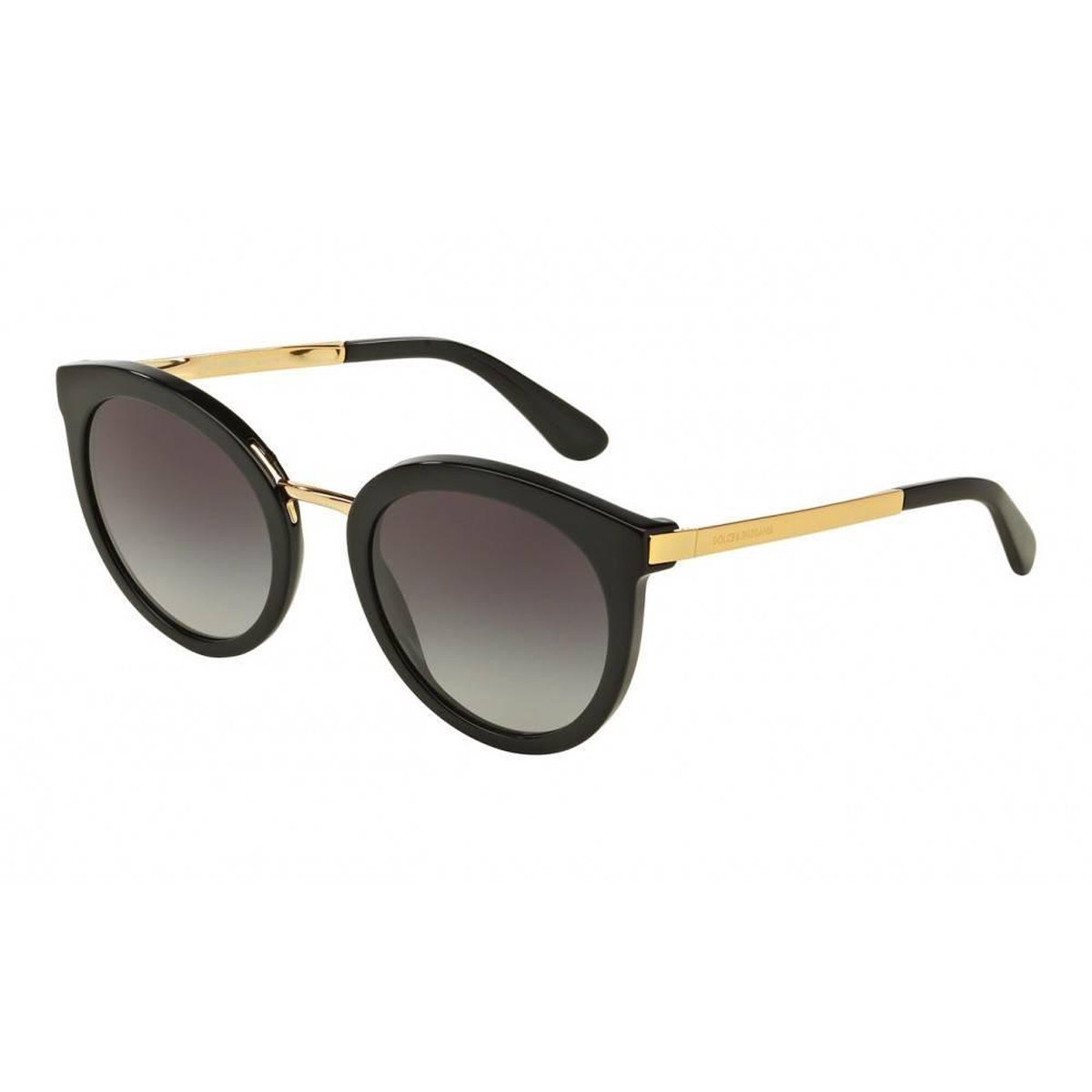 Dolce & Gabbana zonnebril goud/zwart DG4268 501/8G | bol.com