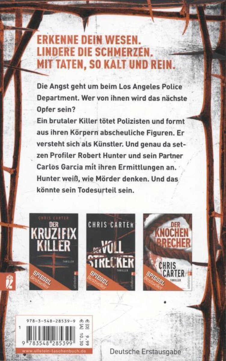 Totenkünstler - back cover