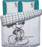 tack gips Wantrouwen Disney Mickey Mouse Dekbedovertrek 240 x 220 cm met 2 kussenslopen, Katoen, 2  persoons... | bol.com