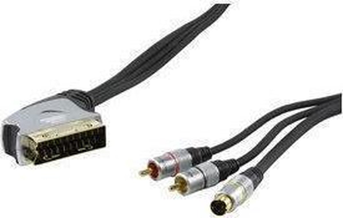 HQ SCART-SVHS/RCA 2.5m