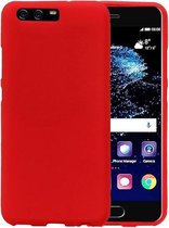 BestCases.nl Rood Zand TPU back case cover hoesje voor Huawei P10