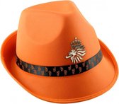 Oranje KNVB trilby hoed