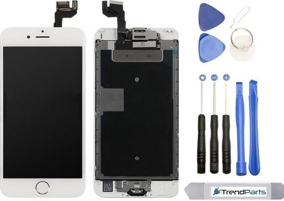 TrendParts® Compleet Voorgemonteerd LCD scherm voor iPhone 6S Wit / White incl. Tools - AAA+ kwaliteit