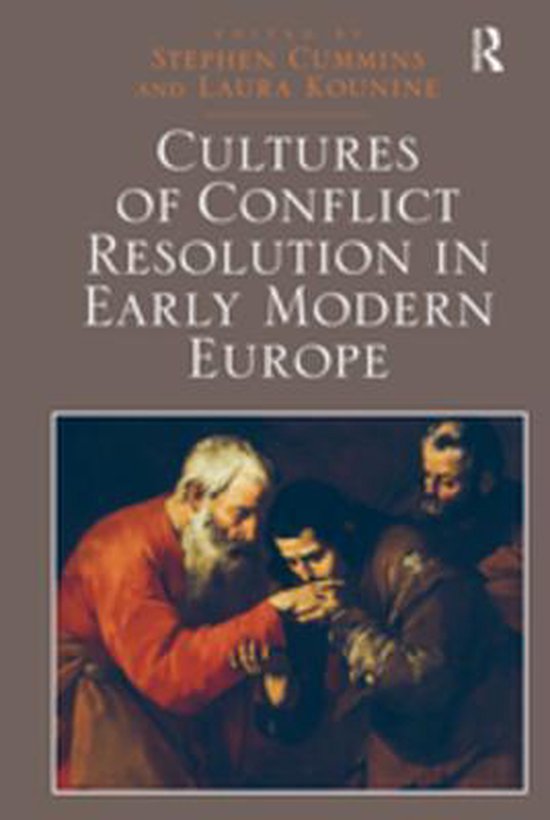 Cultures of Conflict Resolution in Early Modern Europe - cover