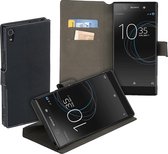 MP Case zwart book case style voor Sony Xperia XA1 ULTRA  / XA1 Ultra Dual wallet case