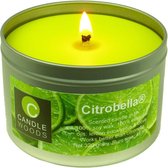 Citrobella® Grote citronella kaars in blik met vensterdeksel en katoenlont 320 g