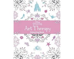 Omslag van Disney Princess Art Therapy Colouring Book