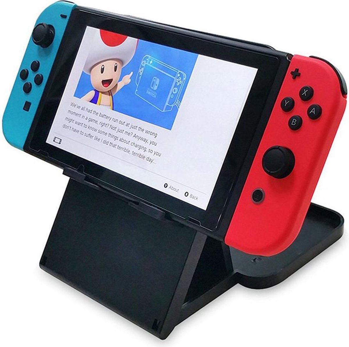 Shop4 - Gaming Standaard Playstand Zwart - Geschikt voor Nintendo Switch - Shop4