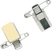 HF2 Badge Clip + Speld Zelfklevend - Doos à 50 Stuks
