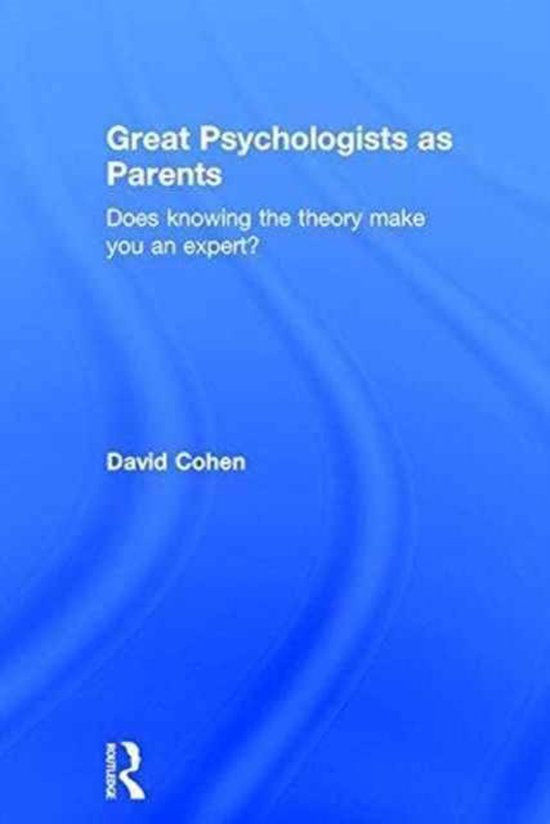 Great Psychologists As Parents - cover