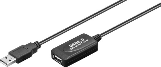 Actieve USB verlengkabel 10 meter Actieve USB verlengkabel 10 meter