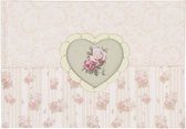 Clayre & Eef Papieren Notitieboekje 24 x 16 cm (36p) rose - 6PA0141