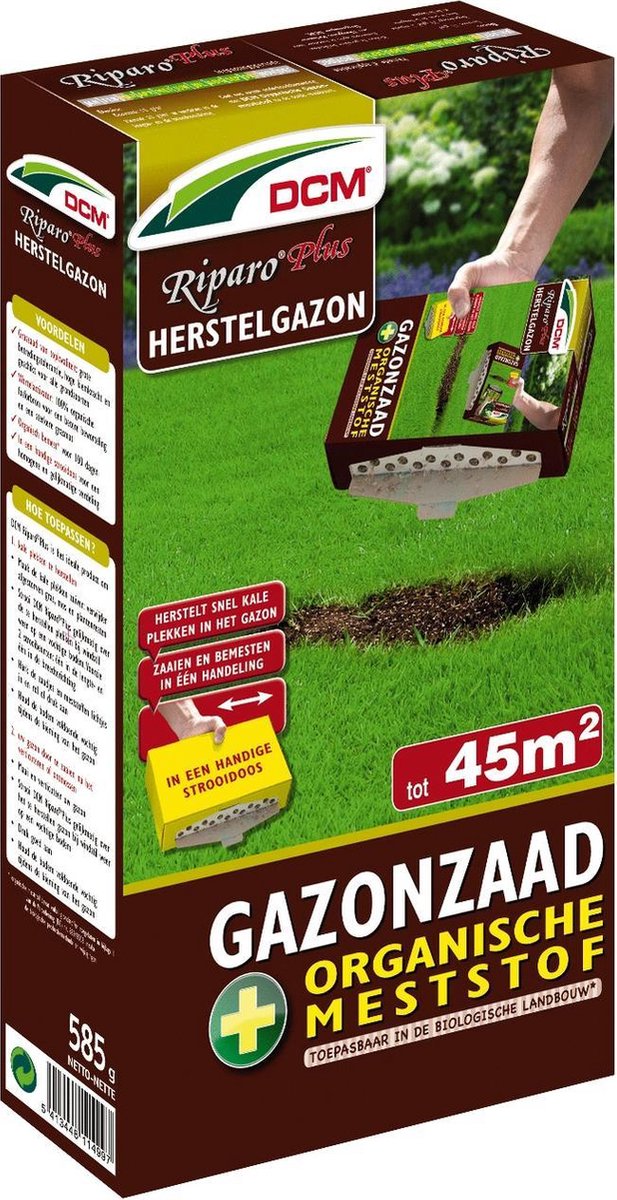 DCM Riparo Plus gazonzaad - 0,58kg voor 45m2