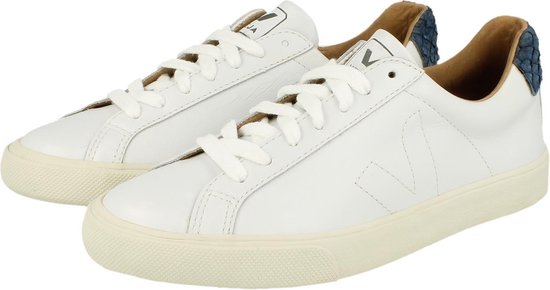 Veja ESPLAR TILAPIA ER021268 - schoenen-sneakers - Vrouwen - wit/blauw - maat  40 | bol.com