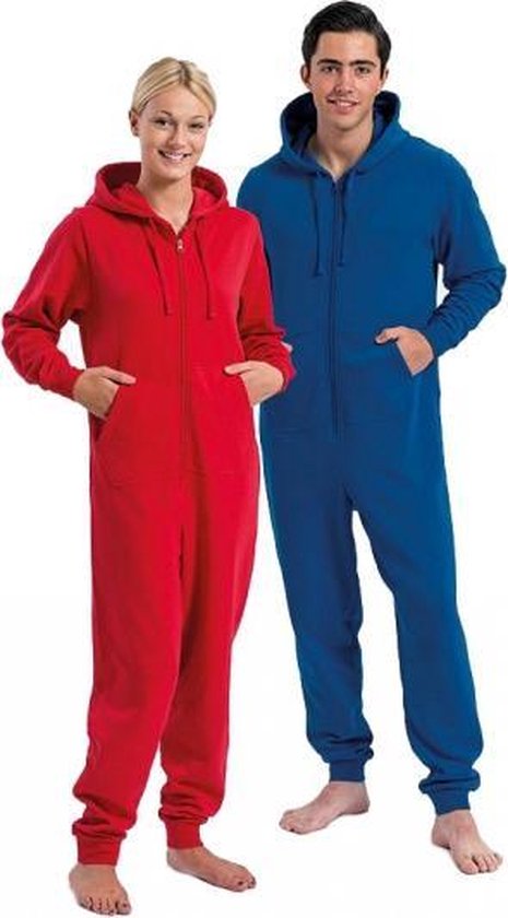 buis Geduld Adverteerder Warme onesie jumpsuit voor heren L/xl Kobalt | bol.com