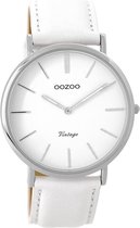 OOZOO Vintage Wit horloge C9311 (40 mm)