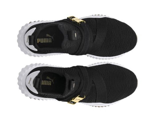 Puma Sneakers DEFY MID VARSITY - Dames - Zwart - Maat 38 | bol.com