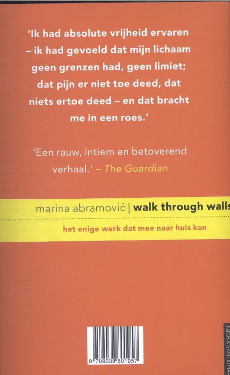 Walk through walls - back cover