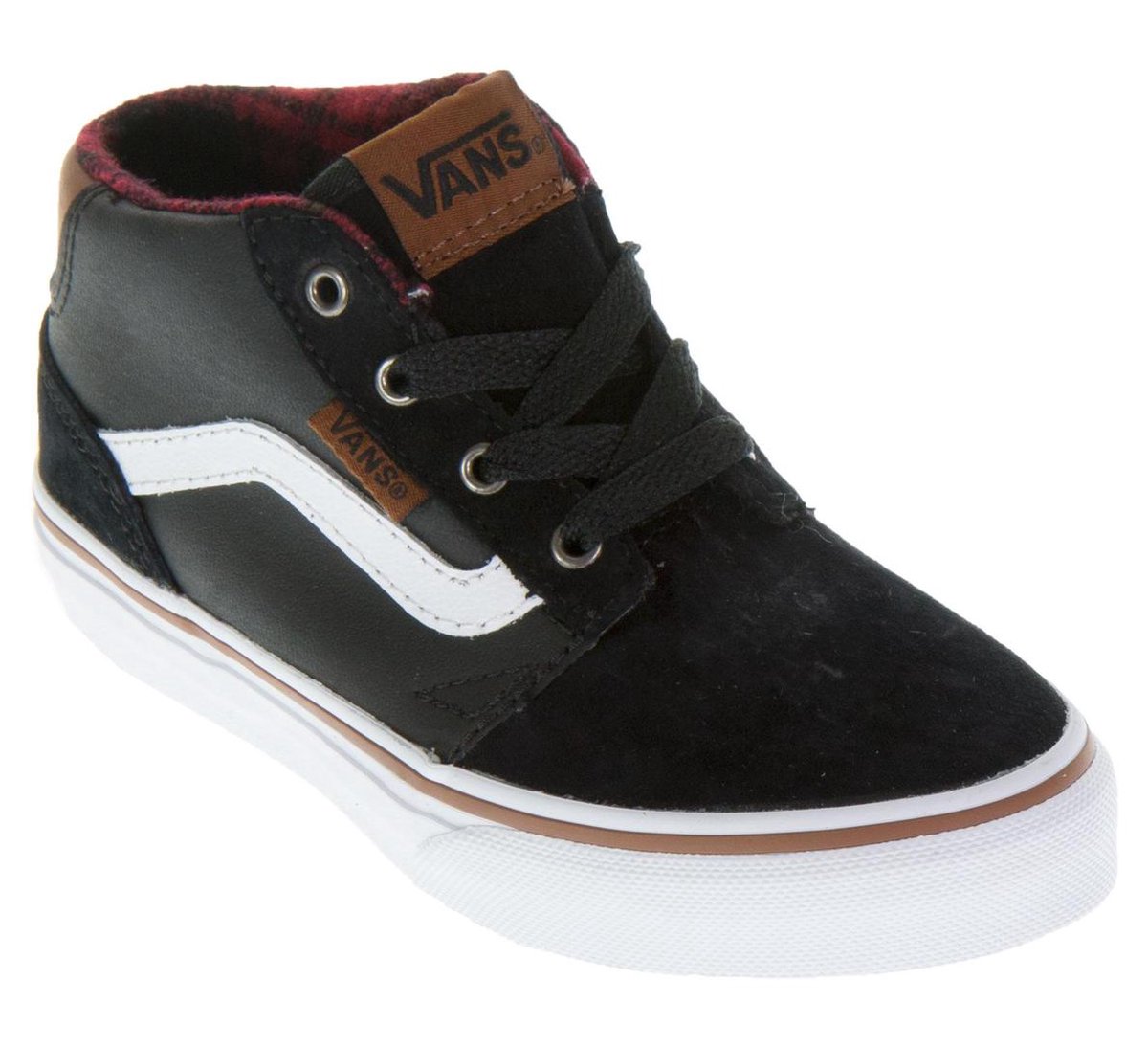 Vans Chapman Mid MTE Sneakers - Maat 44.5 - Mannen - zwart/wit/bruin |  bol.com