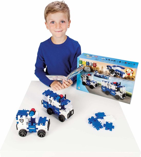 Clics Hero Squad Politie Box 8 in 1 - Constructie blokken